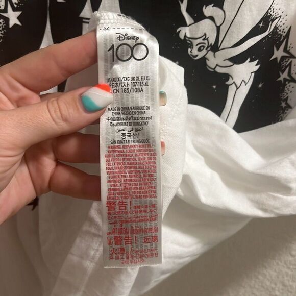 ✨Tinker Bell Short Sleeve T-shirt Disney100 The Eras Collection Disneyland SzXL✨ - Picture 7 of 8